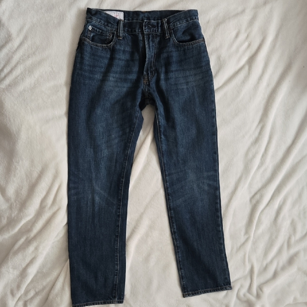 GAP Men's Dark Blue Straight Jeans
